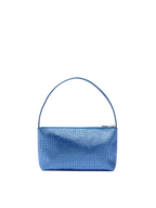 Mini Bag Strassy con strass blu avio