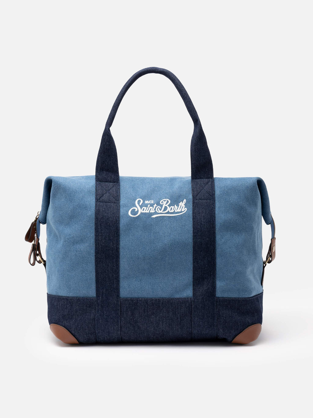 Travel Duffel Bag in denim