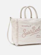 Borsa Vanity Mini Felt bianca