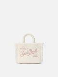 Borsa Vanity Mini Tweed bianca