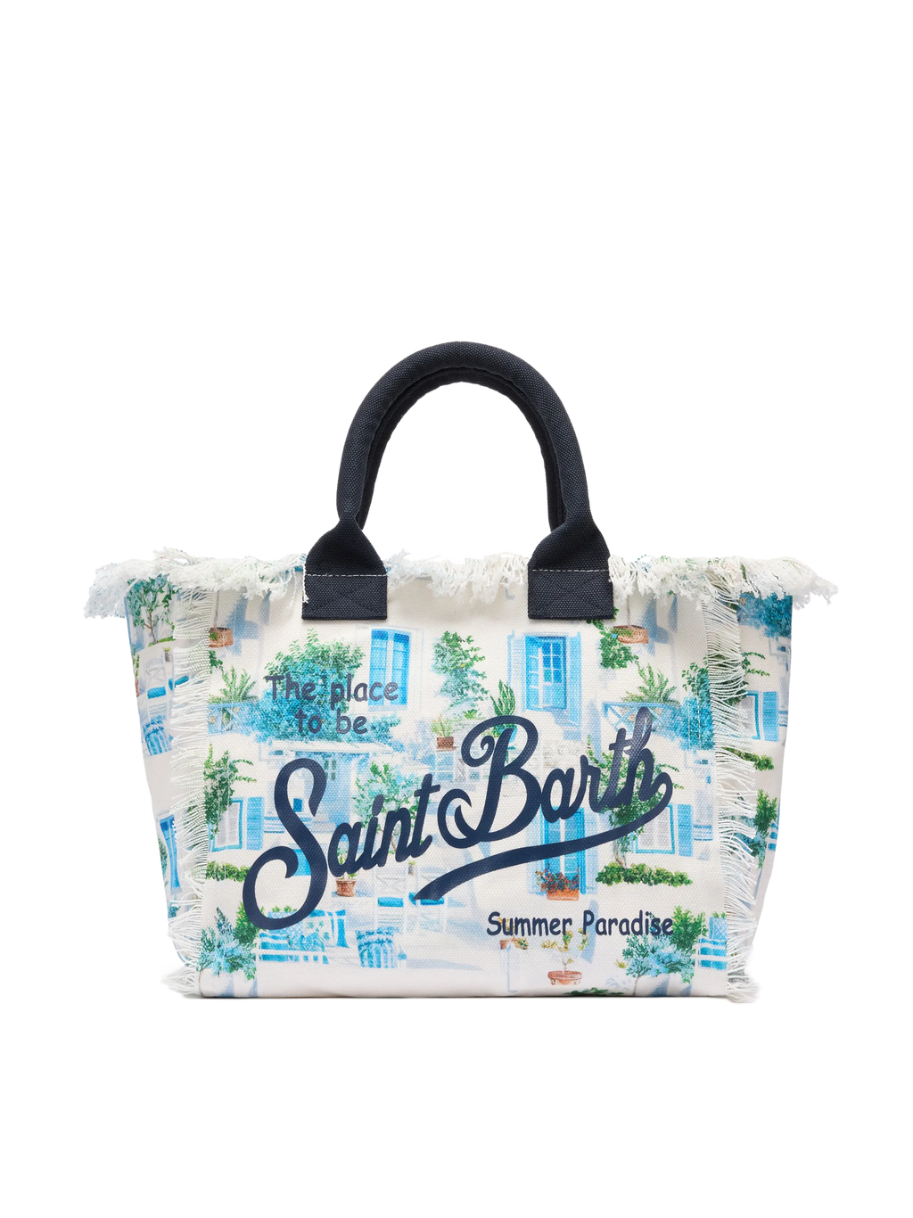 Borsa a spalla Vanity in canvas di cotone con stampa finestre greche | AI CO-CREATED DESIGN BY RICKDICK - POWERED BY RED-EYE