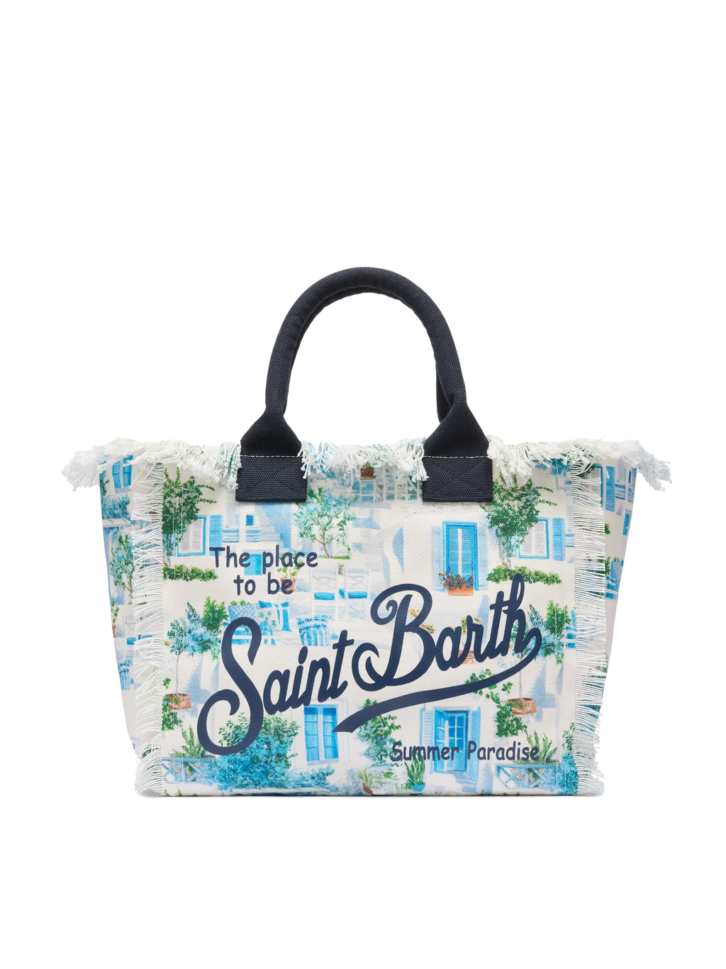 Borsa a spalla Vanity in canvas di cotone con stampa finestre greche | AI CO-CREATED DESIGN BY RICKDICK - POWERED BY RED-EYE