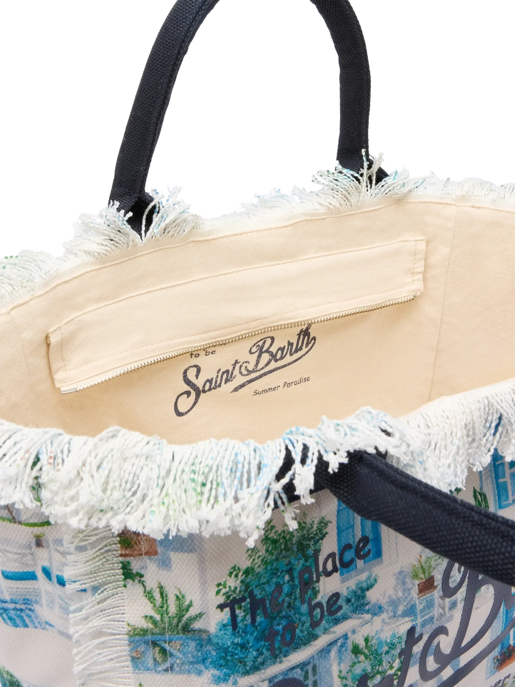 Borsa a spalla Vanity in canvas di cotone con stampa finestre greche | AI CO-CREATED DESIGN BY RICKDICK - POWERED BY RED-EYE