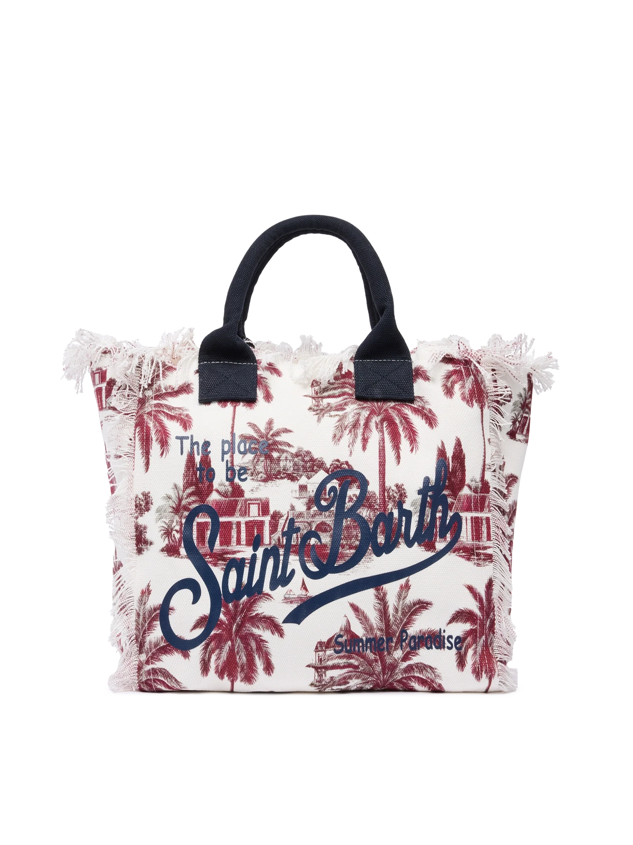 Borsa a spalla Vanity in canvas di cotone con stampa toile de jouy | AI CO-CREATED DESIGN BY RICKDICK - POWERED BY RED-EYE