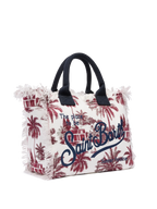 Borsa a spalla Vanity in canvas di cotone con stampa toile de jouy | AI CO-CREATED DESIGN BY RICKDICK - POWERED BY RED-EYE
