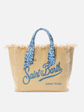Borsa Vanity regular in canvas beige con twill removibile