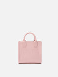 Borsa Vanity mini in pelle martellata rosa