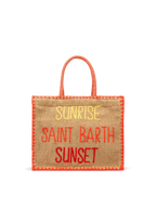 Borsa Vivian Jute beige in juta con ricamo