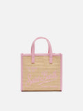 Borsa Vivian Mini Straw beige effetto paglia