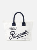 Borsa a spalla Vanity in spugna con ricamo Pietrasanta