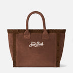 Borsa a spalla Vanity Sponge in spugna marrone