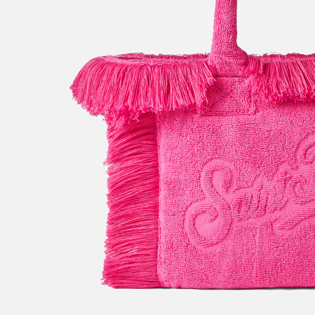 Borsa Colette in spugna fucsia con rilievo