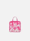 Borsa Vivian in cotone con stampa toile de jouy